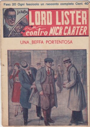 Lord Lister contro Nick Carter fasc. 20: UNA BEFFA PORTENTOSA