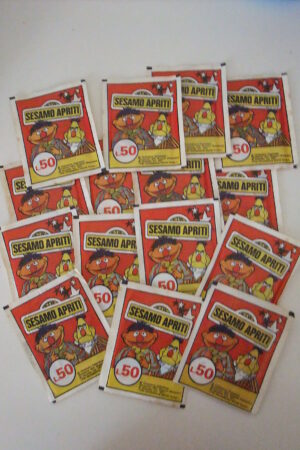 Sesamo Apriti (Muppets Show) - Lotto 15 bustine di figurine ed. Lampo 1978