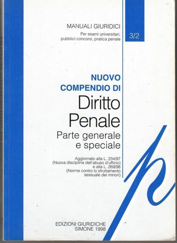 NUOVO-COMPENDIO-DI-DIRITTO-PENALE-Parte-Generale-e-Speciale-ed-Simone-1998-122477357123