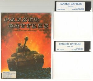 PANZER BATTLES n. 2 Floppy 5 1/4 Videogioco PC INGLESE CON DI MANUALE Big Box