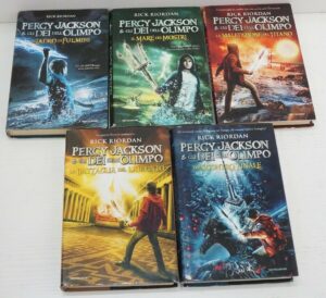 PERCY JACKSON E GLI DEI DELL'OLIMPO Saga Completa 5 vol. ed. Mondadori (Cartonati)