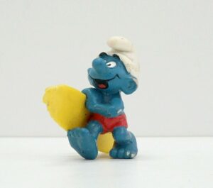 PUFFO SURF The Smurfs Schleich 1981. Peyo