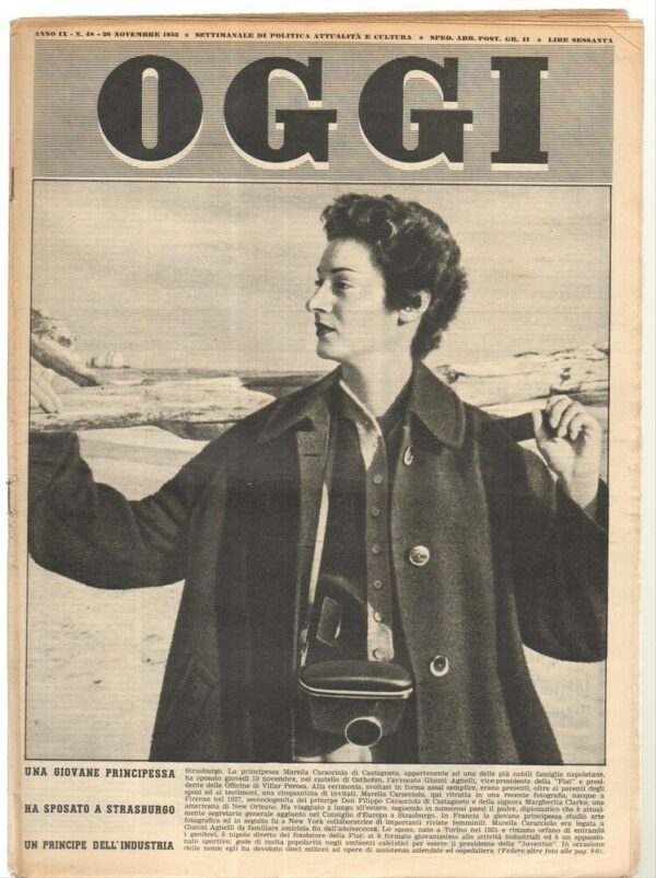 Rivista-OGGI-Anno-1953-n-48-del-26-Novembre-In-copertina-Marella-Caracciolo-123018888043
