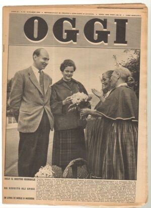 Rivista OGGI Anno 1955 n. 10 del 10 Marzo - In copertina Maria Pia di Savoia