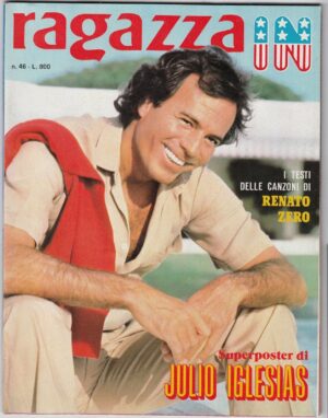 Rivista RAGAZZA IN Anni '80 Falco, Ugo Tognazzi, Paulo Roberto Falcao... -
