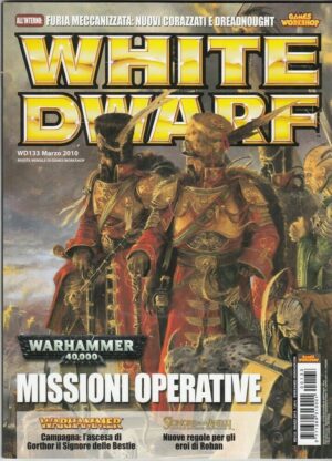 Rivista WHITE DWARF WD 133 Marzo 2010. Warhammer 40.000 ed. Games Workshop