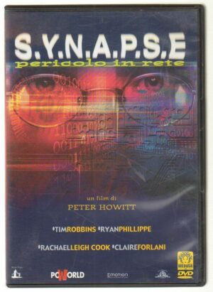 S.Y.N.A.P.S.E. PERICOLO IN RETE DVD Film ITALIANO PAL Abbinamento Editoriale