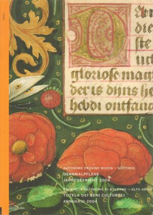 TUTELA DEI BENI CULTURALI ANNUARIO 2004 ed. Tappeiner