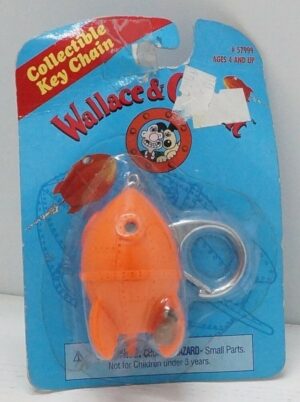 Wallace & Gromit MISSILE Portachiavi Irwin 1989