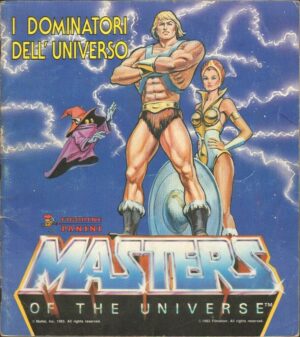 Album Figurine MASTERS OF THE UNIVERSE. I dominatori dell'Universo. Presenti 32 figurine su 216