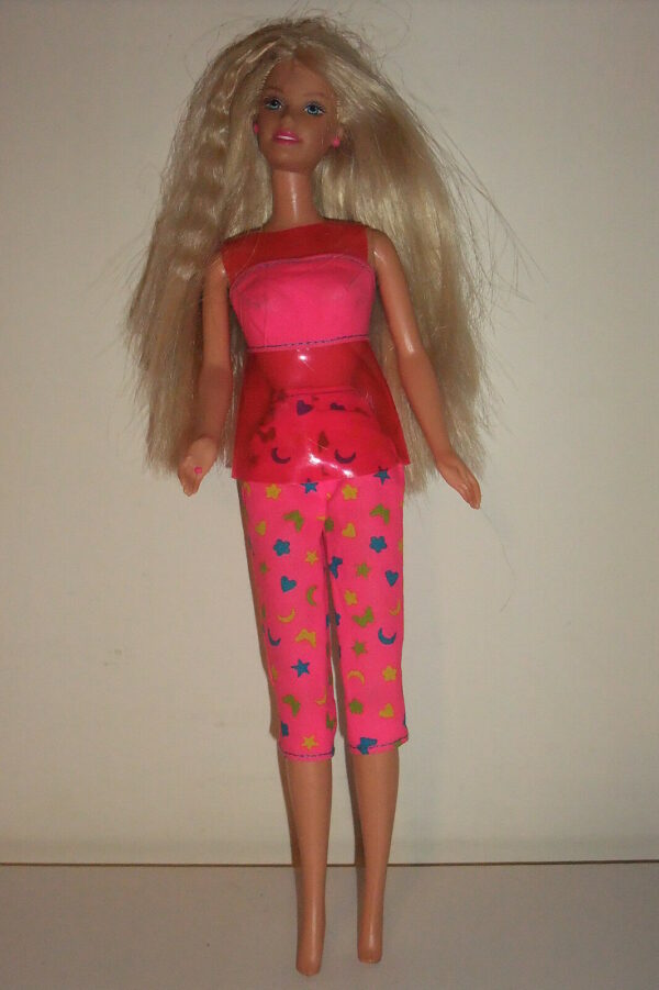 BARBIE-completo-rosa-trasparente-1998-DOLL-cod-B10-121067180554