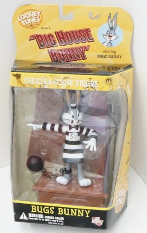(NA) BUGS BUNNY (Big House Bunny) Create-A-Scene Action Figure Looney Tunes