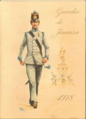 Calendario Guardia di Finanza Anno 1978. Senza cordoncino originale