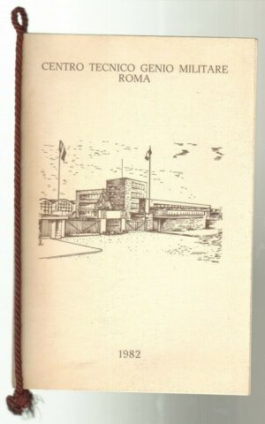 Calendario Centro Tecnico Militare Roma Anno 1982. Con Cordoncino Originale