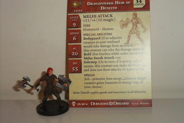 Dungeons-Dragons-Miniatures-DRAGONMARK-HEIR-OF-DENEITH-Blood-War-Cod-DD-66-111612765034