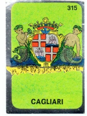 Figurina TUTTA ITALIA n.315 (Cagliari) Ed. Fol-Bo