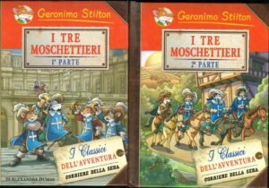 Geronimo Stilton I TRE MOSCHETTIERI Parte 1 e 2 Dumas Abbinamento Editoriale