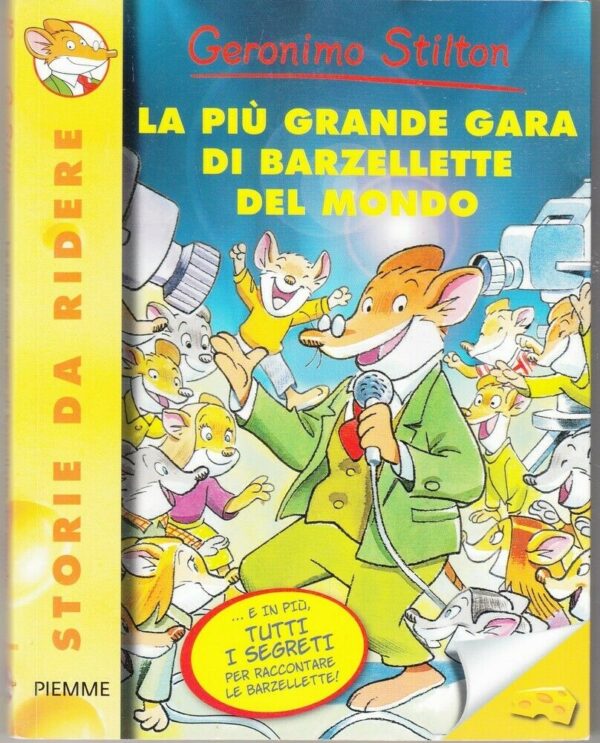 Geronimo-Stilton-n-25-LA-PIU-GRANDE-GARA-DI-BARZELLETTE-DEL-MONDO-ed-Piemme-123903555984