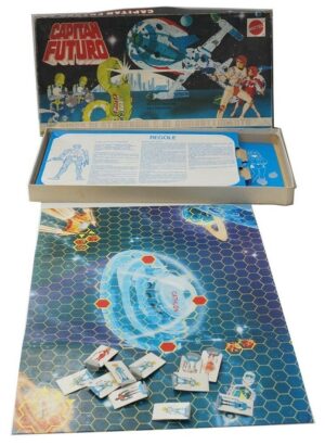 Gioco da Tavolo CAPITAN FUTURO Mattel 1980 Toei Animation - Gioco Incompleto