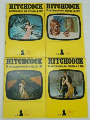 HITCHCOCK Il Settimanale del Brivido Serie Completa n. 4 volumi ed. Cervino