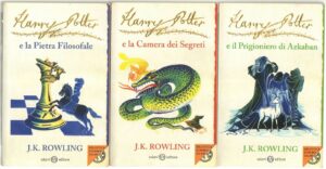 Harry Potter i Primi 3 volumi della Saga di J. K. Rowling ed. Salani