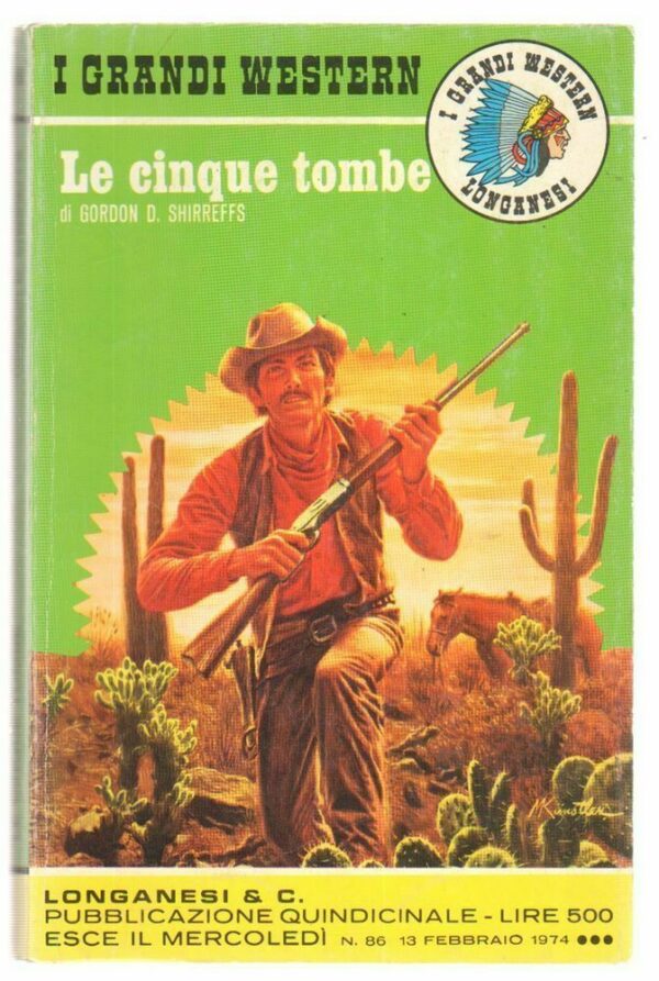 I-Grandi-Western-n-86-LE-CINQUE-TOMBE-di-Shirreffs-ed-Longanesi-1974-112600026414