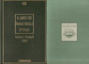IL LIBRO DEI FRANCOBOLLI D'ITALIA Valori Postali 2005 ed. Poste Italiane