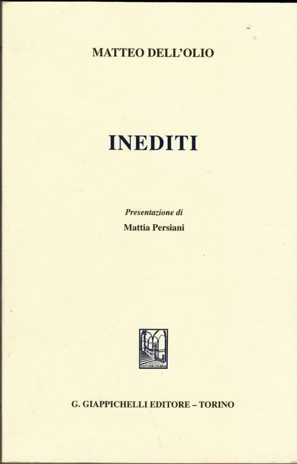 INEDITI-di-Matteio-DellOlio-ed-Giappichelli-2007-112382636014