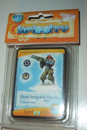 INFINITY miniatures: MORAT VANGUARD INFANTRY(MODELLINO montare dipingere) Cod I7
