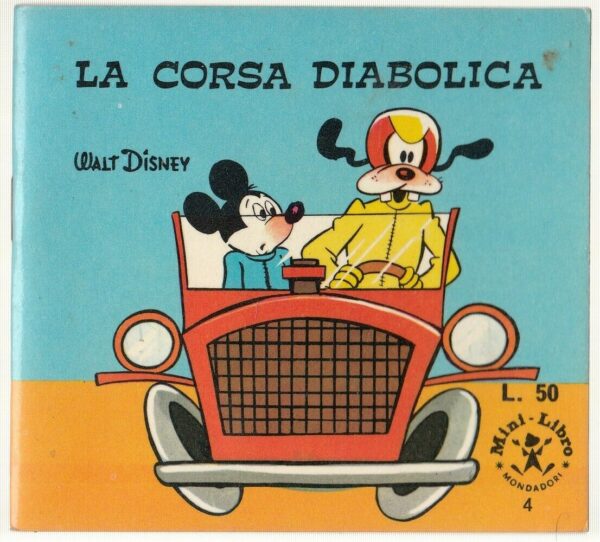 LA-CORSA-DIABOLICA-di-Walt-Disney-Mini-Libro-n-4-Mondadori-113742132774