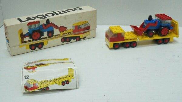LEGO-System-Legoland-CAMION-CON-ESCAVATORE-n-682-Vintage-1971-Lego-123666921034