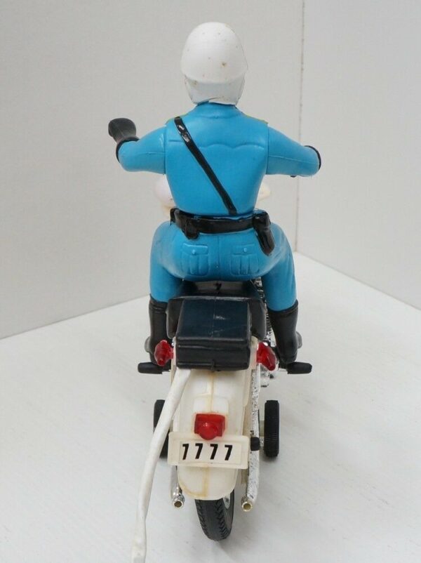 POLICE-Speed-Cycle-Battery-operated-A-batteria-con-motore-e-luci-Anni-60-70-123311048534-6