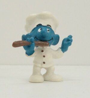 Puffo Chef Cuoco - The Smurfs Schleich - 1979 Peyo