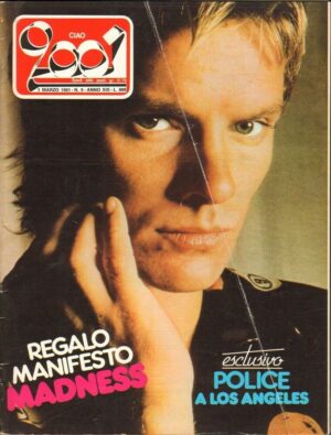 Rivista Ciao 2001 n. 9 del 1 Marzo 1981 - In copertina Sting