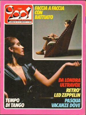 Rivista CIAO 2001 Anno 1984 n. 14. Battiato, Led Zeppelin, Ultravox