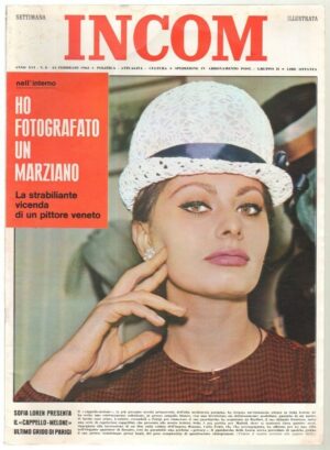Rivista INCOM Anno 1963 n. 8 del 24 Febbraio - In copertina Sofia Loren