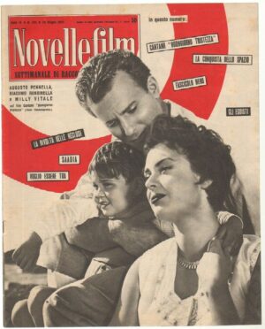Rivista NOVELLEFILM Anno 1955 n. 392 - In copertina Pennella, Rondinella, Vitale