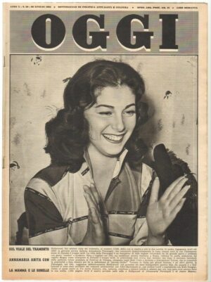 Rivista OGGI Anno 1954 n. 29 del 22 Luglio - In copertina Annamaria Pierangeli