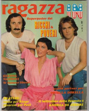 Rivista RAGAZZA IN Anni '80 Starsky & Hutch, Phil Collins, Beatles - B03