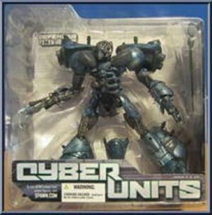 Spawn Cyber Units 001: Defender Blu. Action Figure cm 18. McFarlane Toys - Nuovo