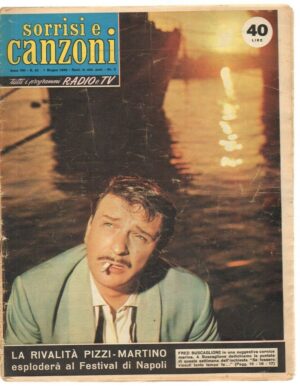 Sorrisi e Canzoni anno 1959 n. 23 - 7 Giugno in copertina Fred Buscaglione