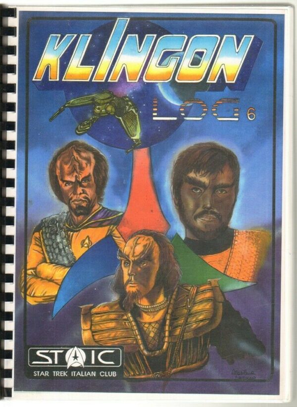 Star-Trek-klingon-LOG-n-6-Gennaio-1991-Rivista-Dizionario-Klingon-Italiano-ed-123866844994