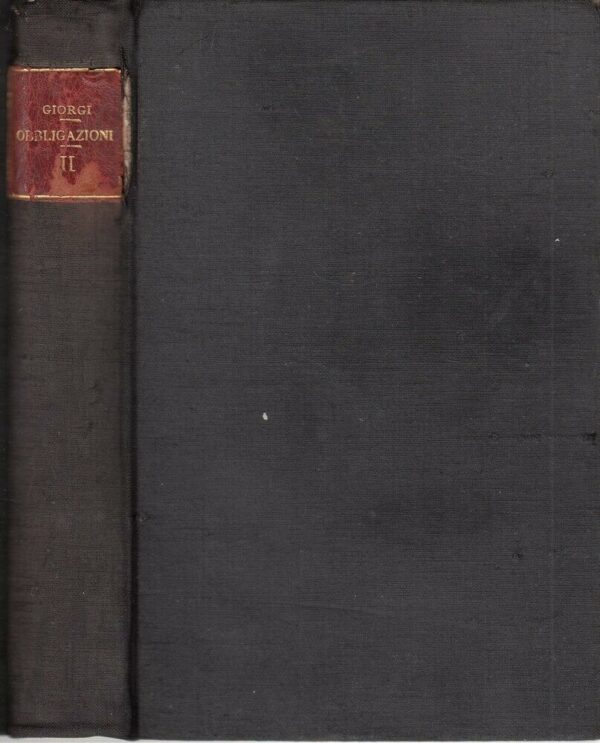 TEORIA-DELLE-OBBLIGAZIONI-vol-II-di-G-Giorgi-ed-Fratelli-Cammelli-113932902334