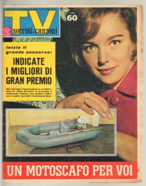 TV Sorrisi e Canzoni anno 1963 n. 47 - 24 Novembre in copertina Aba Cercato