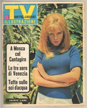 TV Sorrisi e Canzoni anno 1965 n. 28 - 11 Luglio in copertina Jackie Lane