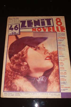ZENIT (8 NOVELLE) anno VII N.46 rivista del 1936