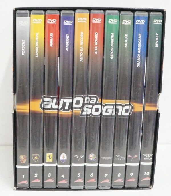 AUTO-DA-SOGNO-Serie-Completa-n-10-DVD-in-Cofanetto-Abbinamento-Editoriale-113257256165-2