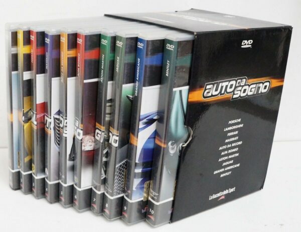 AUTO-DA-SOGNO-Serie-Completa-n-10-DVD-in-Cofanetto-Abbinamento-Editoriale-113257256165