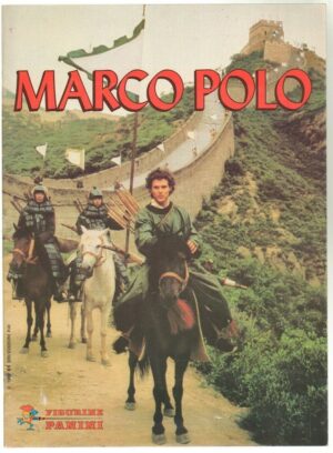 Album Figurine MARCO POLO ed. Panini 1982 VUOTO con 3 Figurine da attaccare