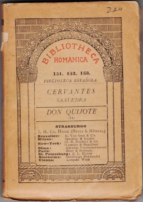 BIBLIOTHECA-ROMANICA-151-153-DON-QUIJOTE-1B-di-Cervantes-Saavedra-ed-Heits-111767328805